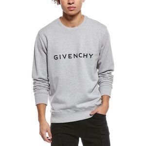 Givenchy Mens  Slim Fit Crewneck Sweatshirt, Grey